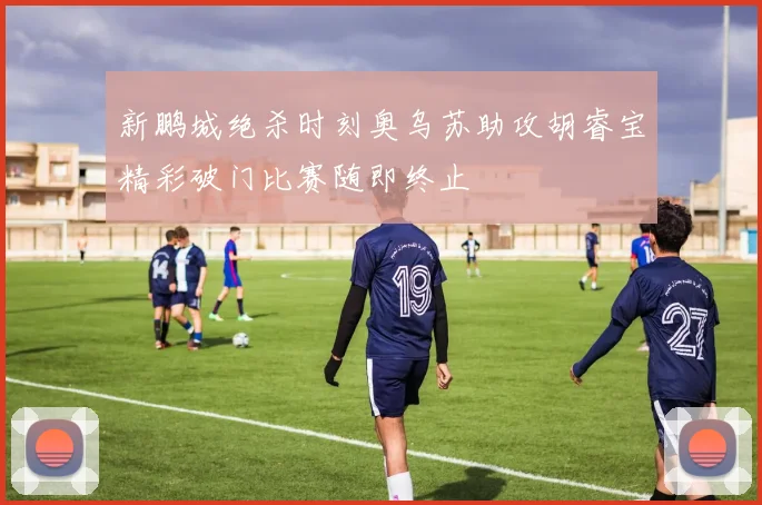 新鹏城绝杀时刻奥乌苏助攻胡睿宝精彩破门比赛随即终止
